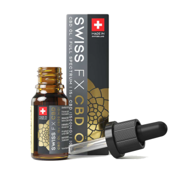 SWISS FX CBD Öl 15% (1500mg) (10ml) MHD 07.2024