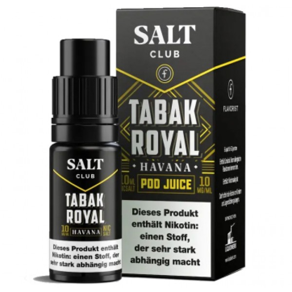 Salt Club - Flavorist Tabak Royal Nikotinsalz Liquid 