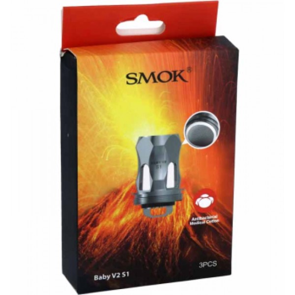 SMOK Baby V2 S1 Single Mesh Verdampferköpfe 0,15 Ohm (3 St.)