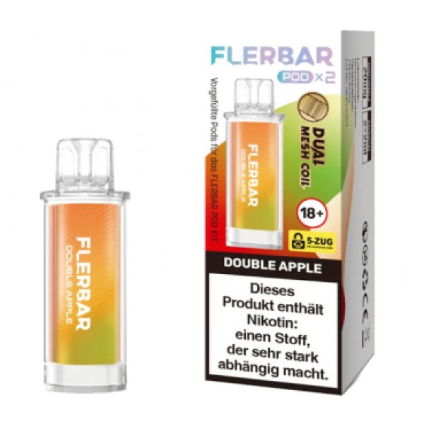 Flerbar Prefilled Pods -Double Apple- 20mg (2 St.)